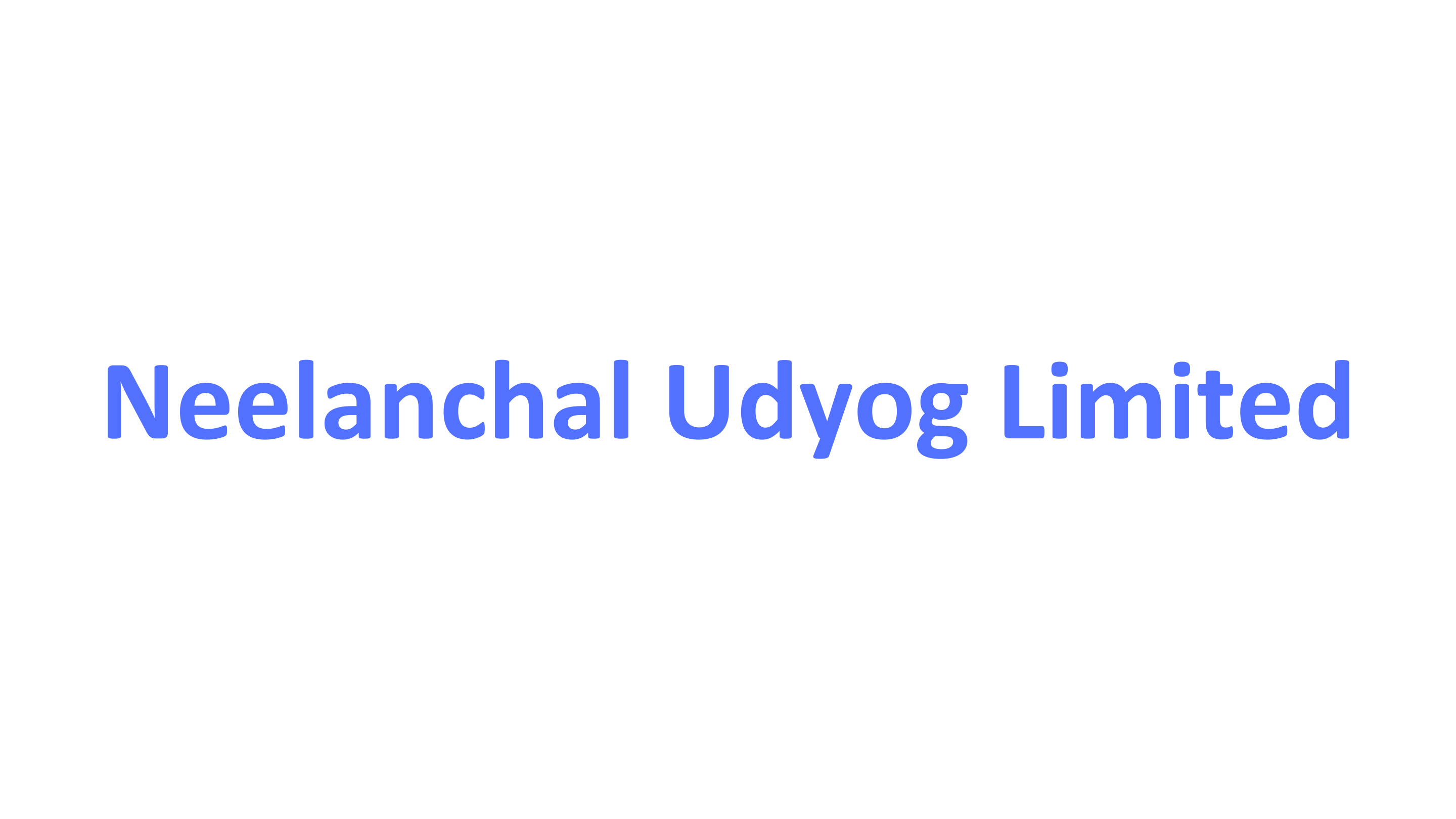 Neelanchal Udyog Limited - logo